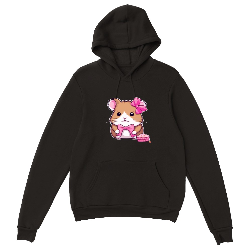 Sad Hamster Sweet Treat 🎀- Unisex Pullover Hoodie