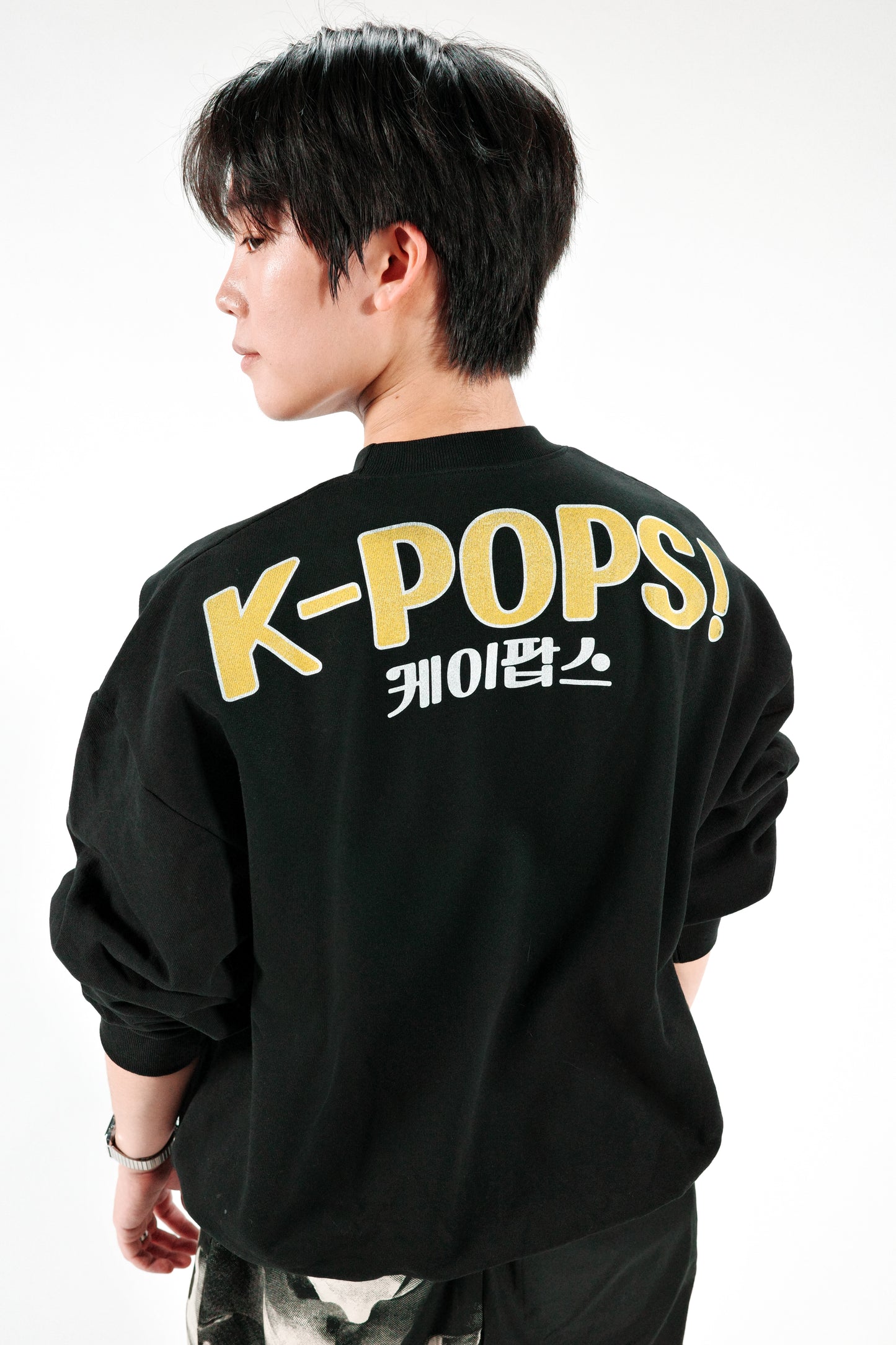 K-POPS! Yellow Sweatshirt - LA Apparel