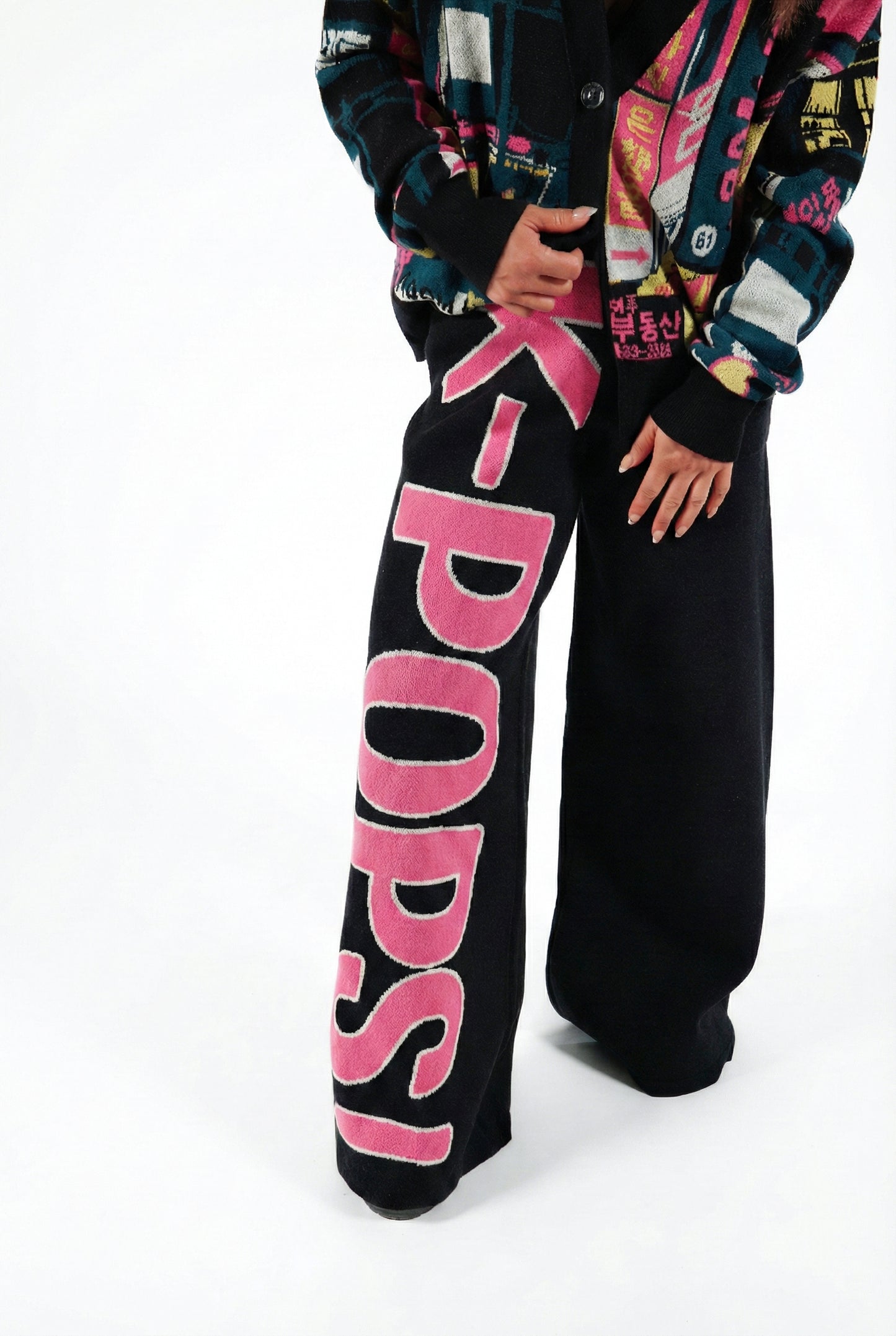 K-POPS! Women's Long Wide Leg Pants