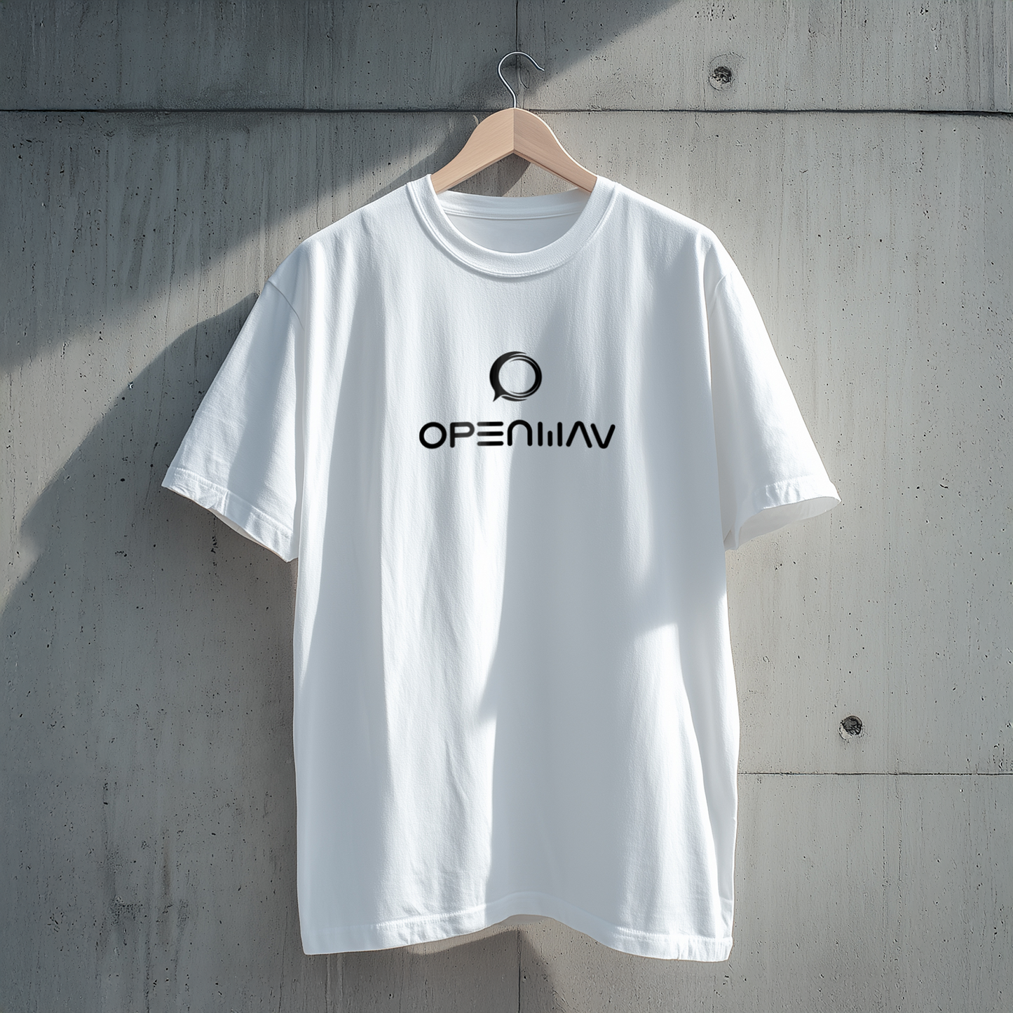 OpenWav Men's Oversized Drop-Shoulder Crewneck T-Shirt