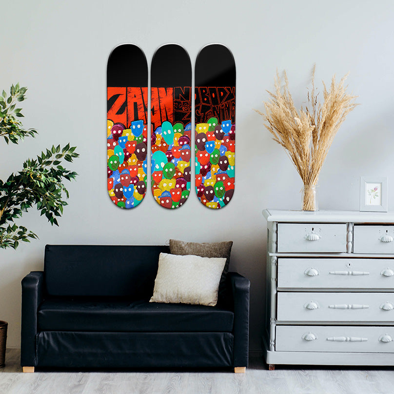 Skateboard Decks, 3 Board Set