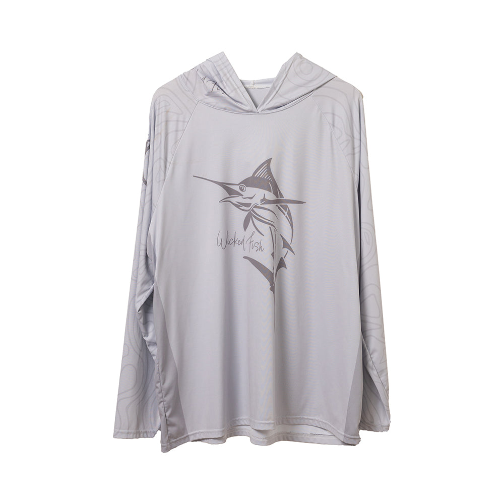Men's Hooded Raglan Long Sleeve Shirt