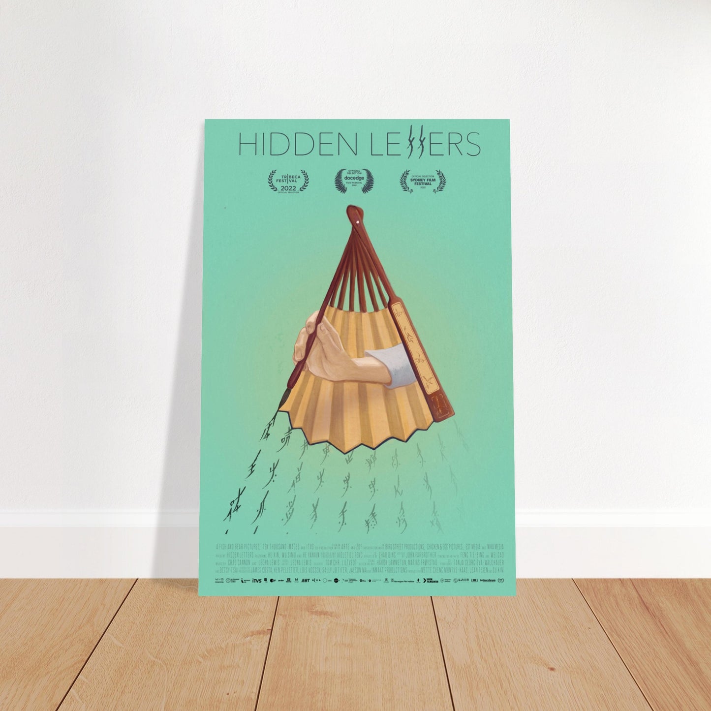 Hidden Letters Illustrated Movie Poster