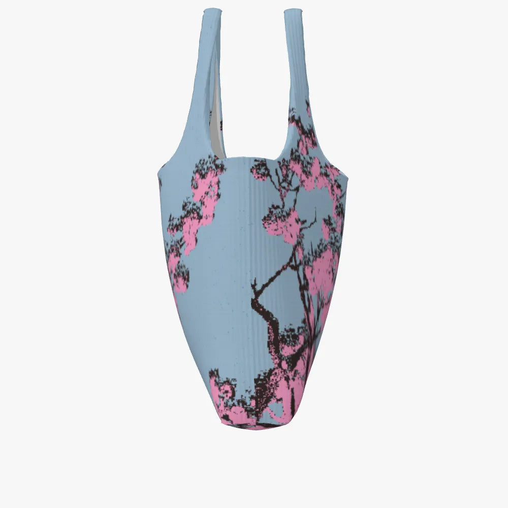 Plum Blossoms Large Tote