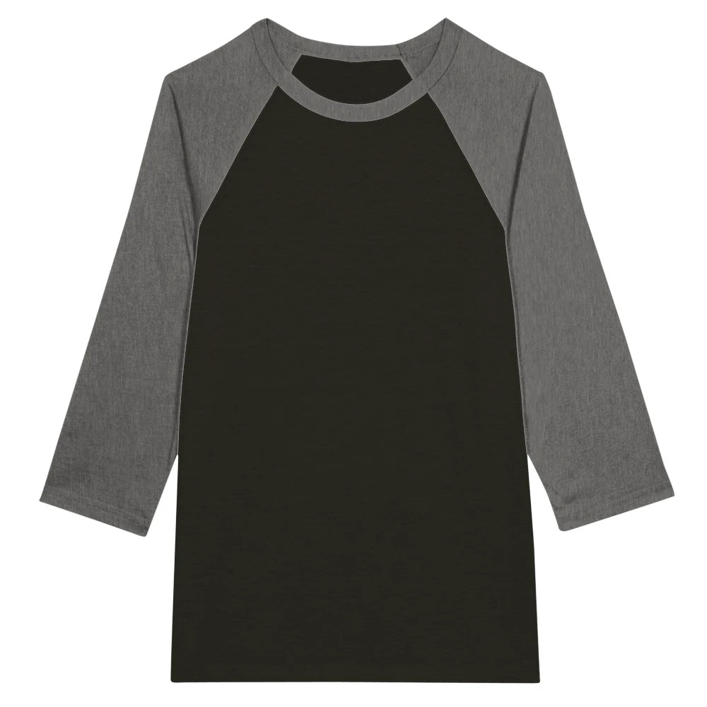 Unisex 3/4 sleeve Raglan T-shirt