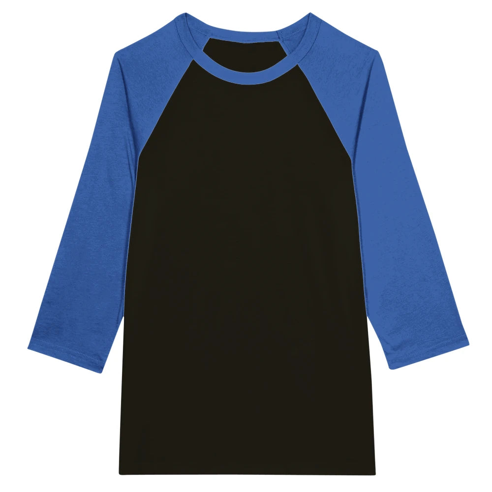 Unisex 3/4 sleeve Raglan T-shirt