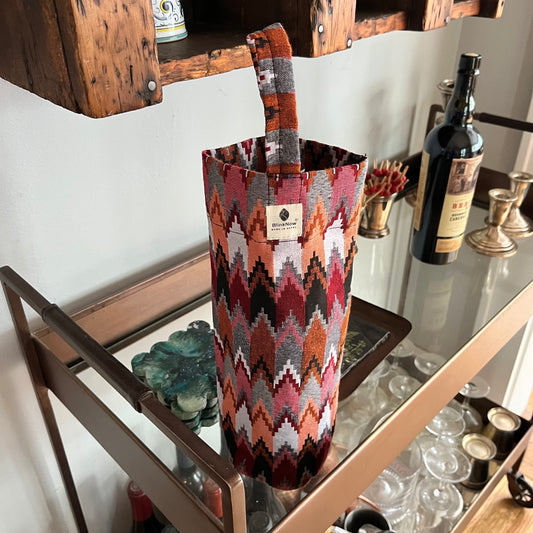 Wine Tote in Traditional Dhaka