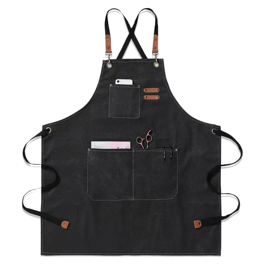 Canvas Cross Back Apron