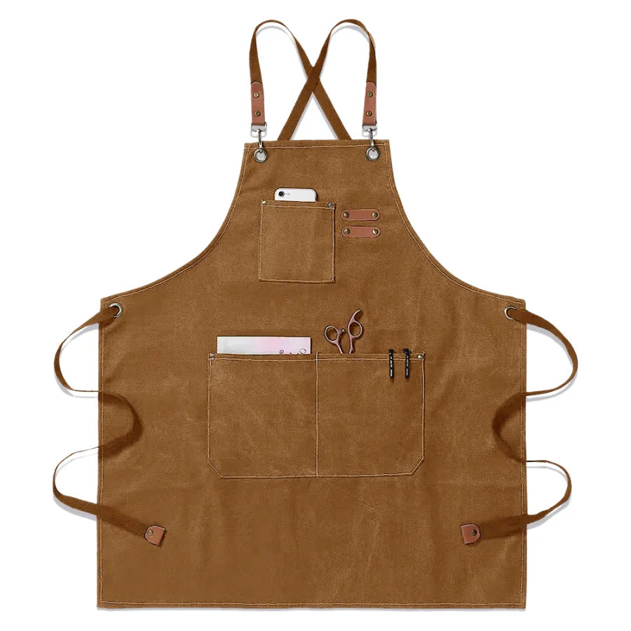 Canvas Cross Back Apron