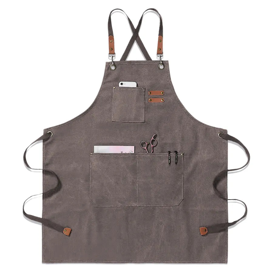 Canvas Cross Back Apron