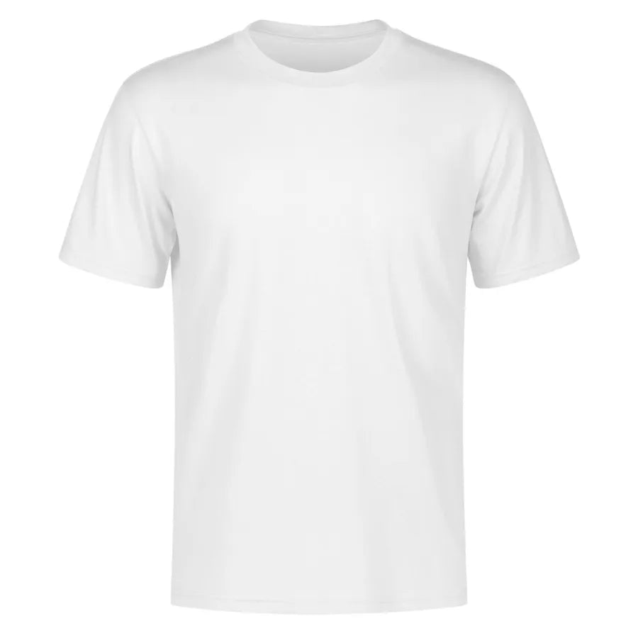 Men's Cotton Ribbed Neckline T-shirt