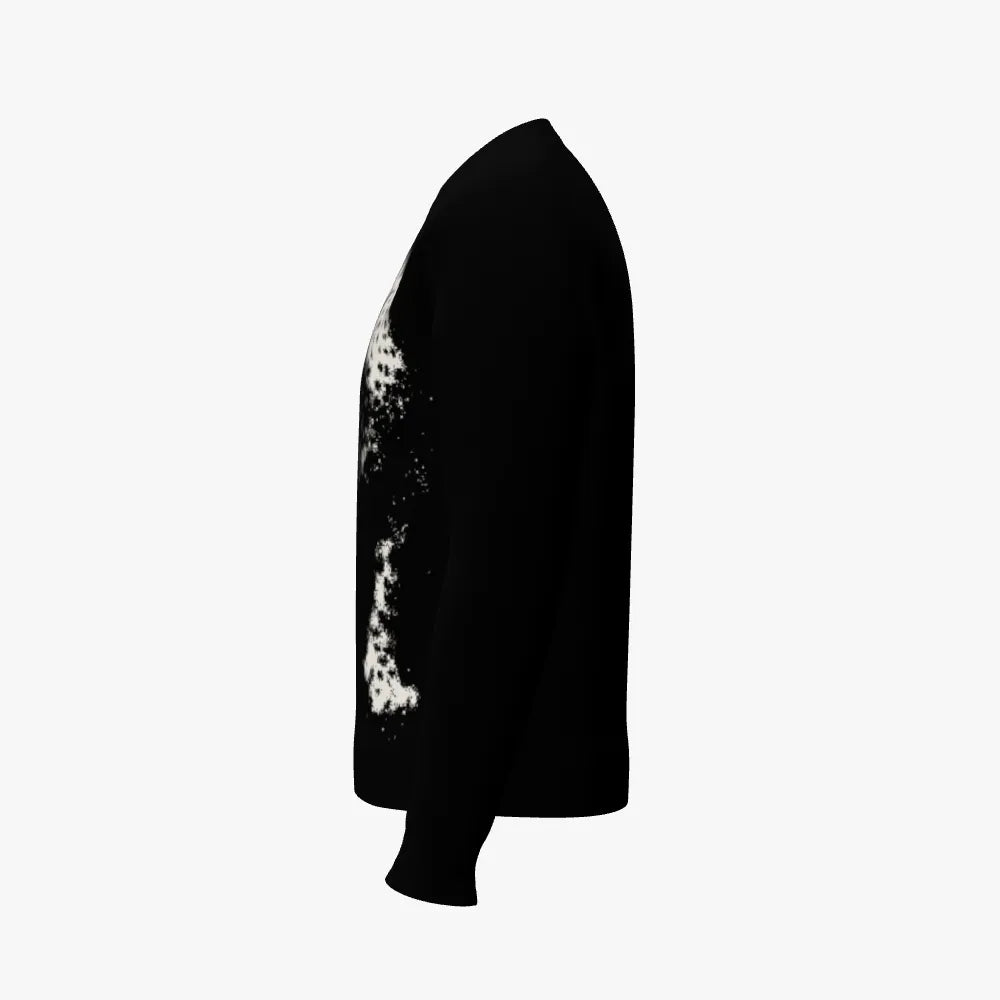 Cheetah (Black Cashmere) Men's Crew Neck Pullover