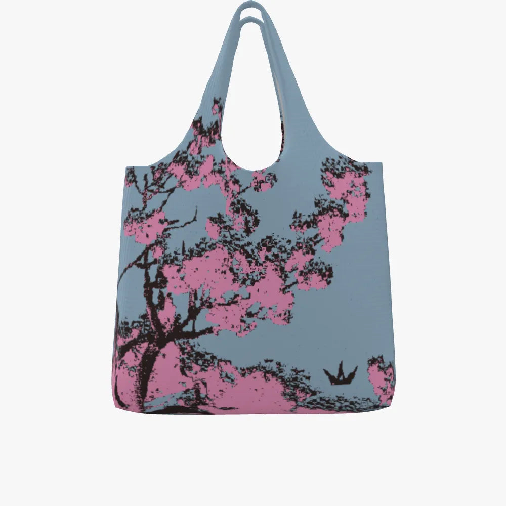 Plum Blossoms Large Tote