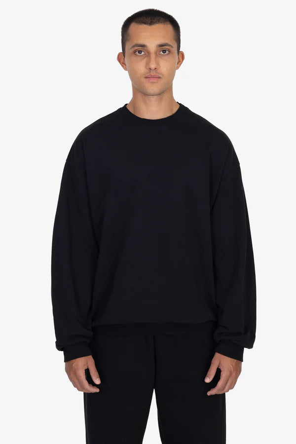 LA Apparel Unisex French Terry Midweight Crewneck, 9oz
