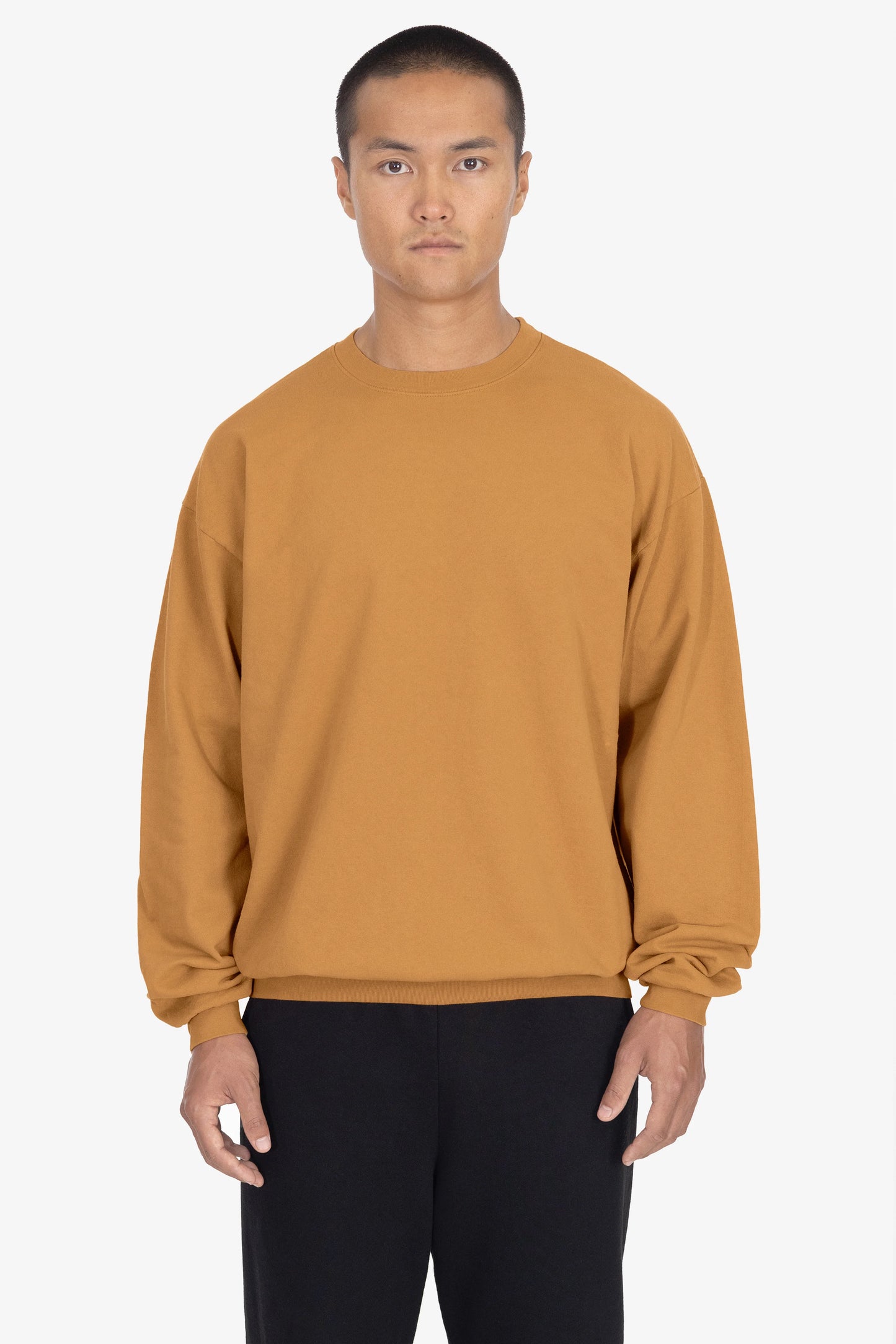LA Apparel Unisex French Terry Midweight Crewneck, 9oz