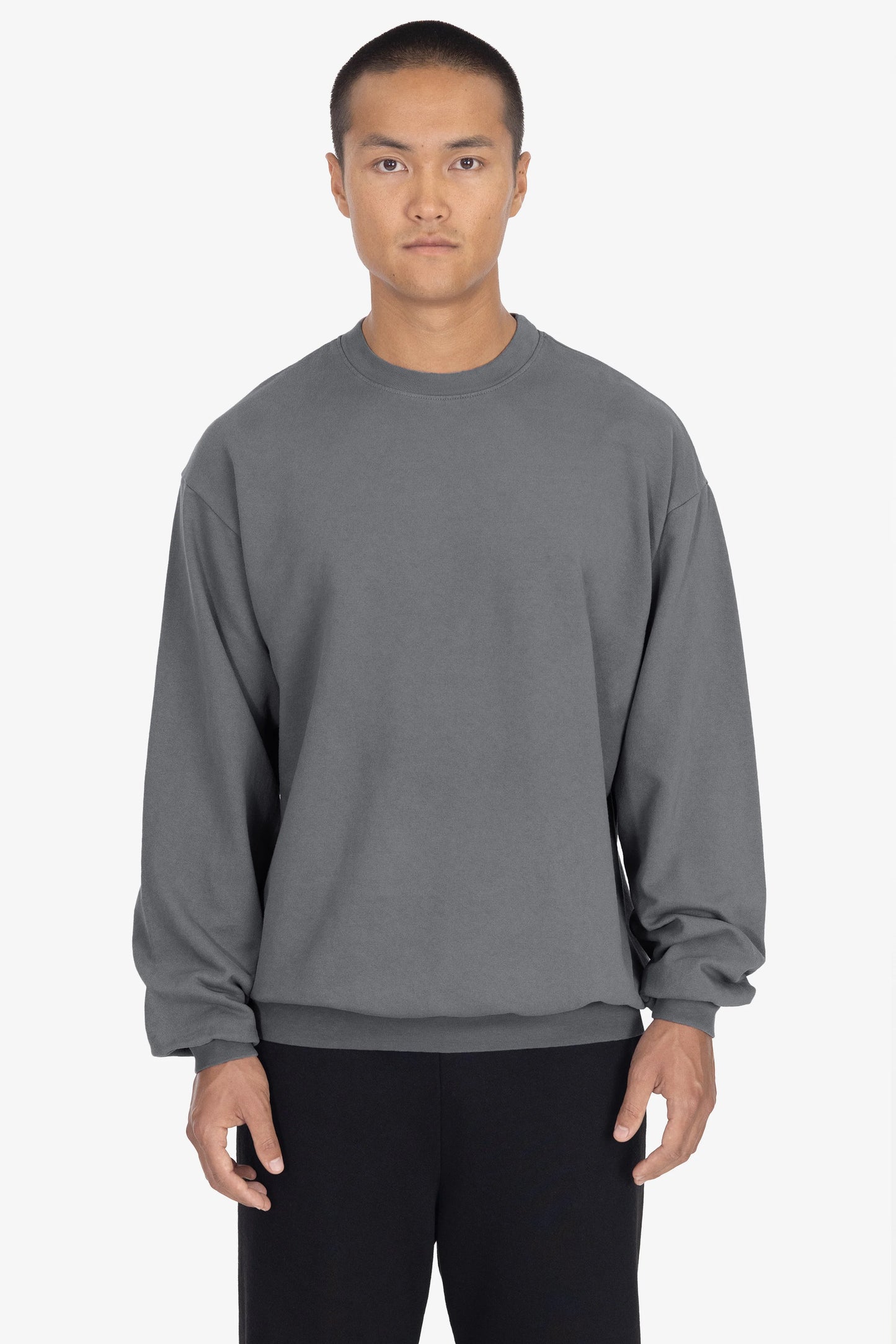 LA Apparel Unisex French Terry Midweight Crewneck, 9oz