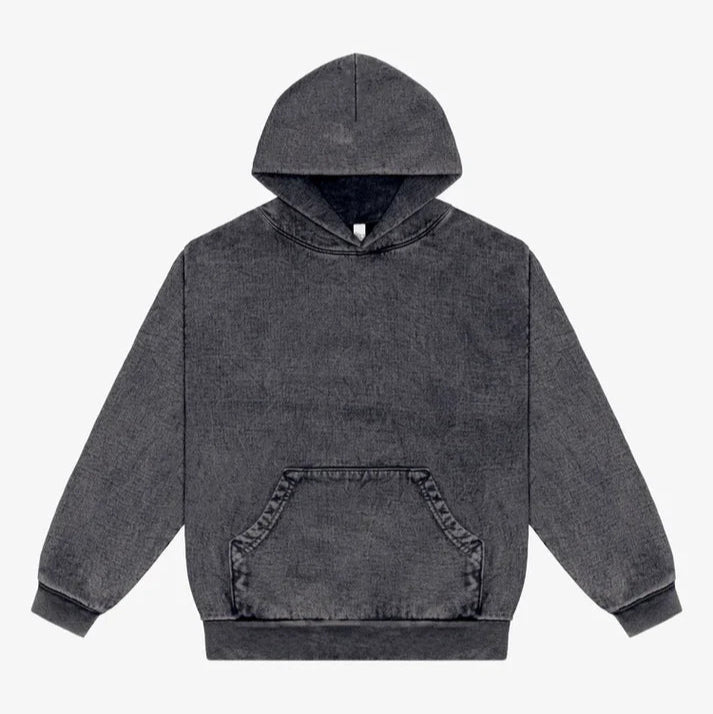 LA Apparel Heavy Fleece Mineral Wash Hoodie, 14 oz.