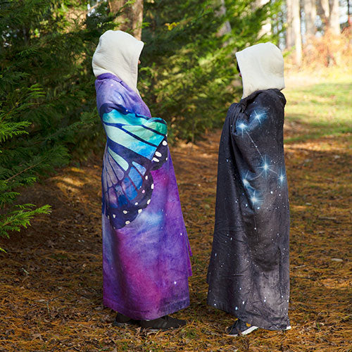 Hooded Sherpa Fleece Blanket