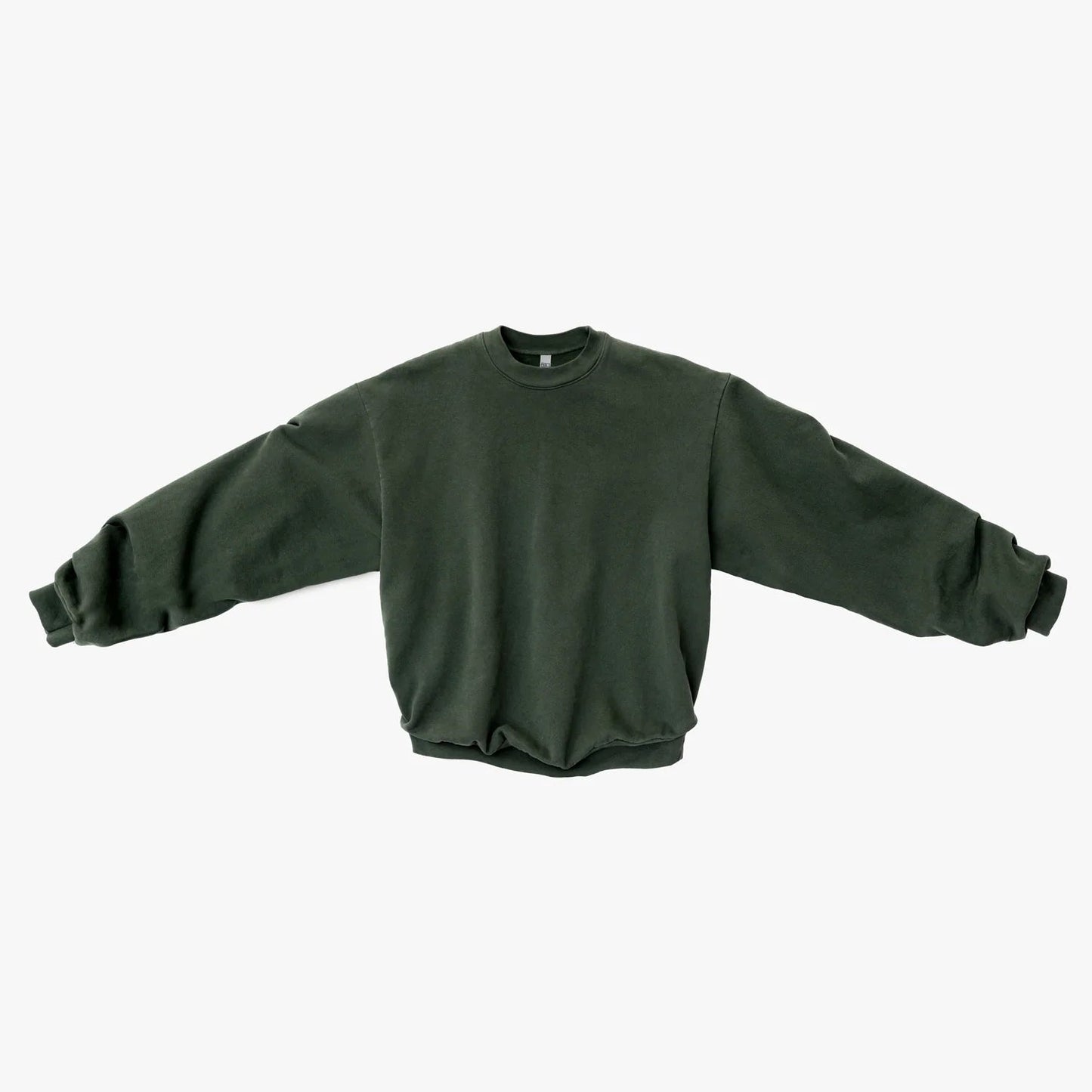 LA Apparel Heavy Fleece Crewneck Sweater, 14oz