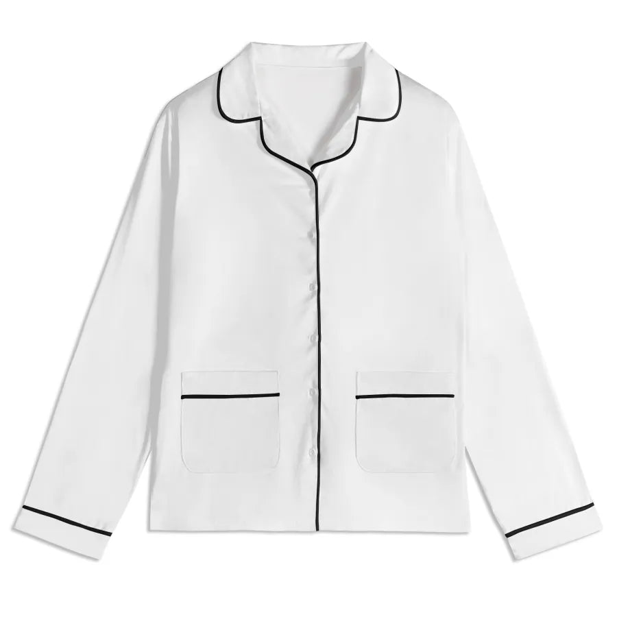 Unisex Long Sleeve Polycotton Pajama Set