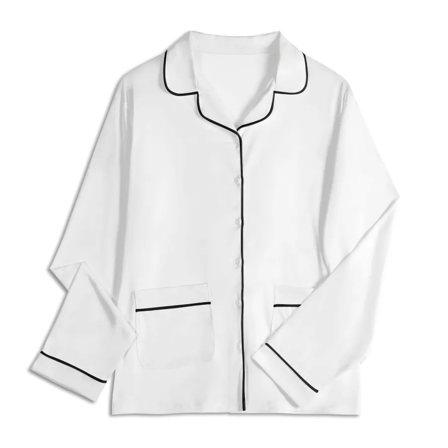 Unisex Long Sleeve Polycotton Pajama Set
