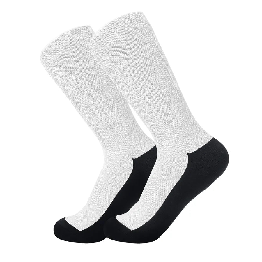 Poly Cotton Crew Socks