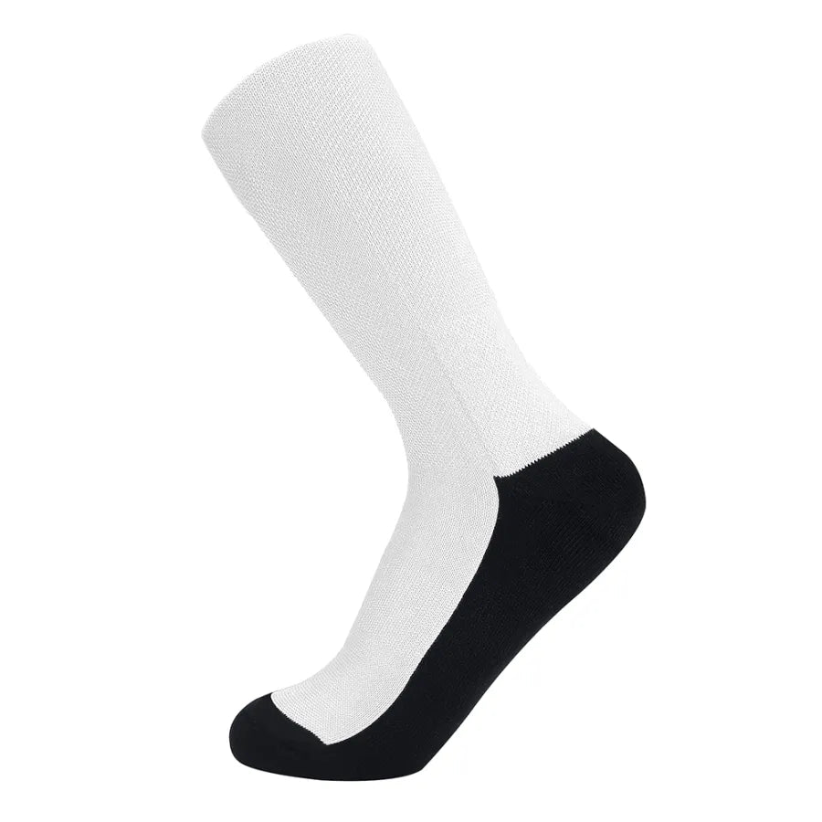 Poly Cotton Crew Socks