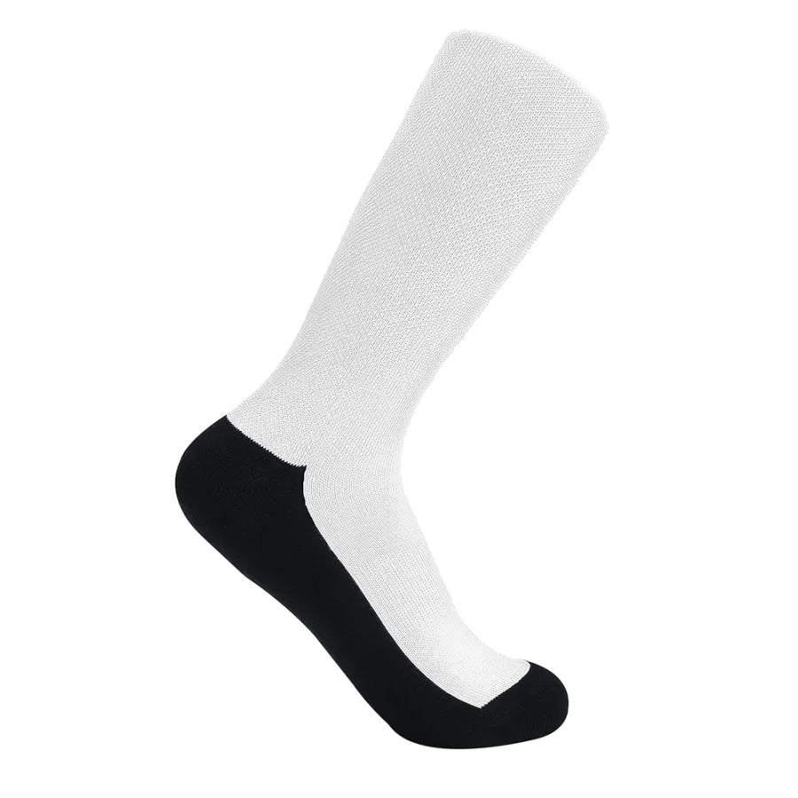 Poly Cotton Crew Socks