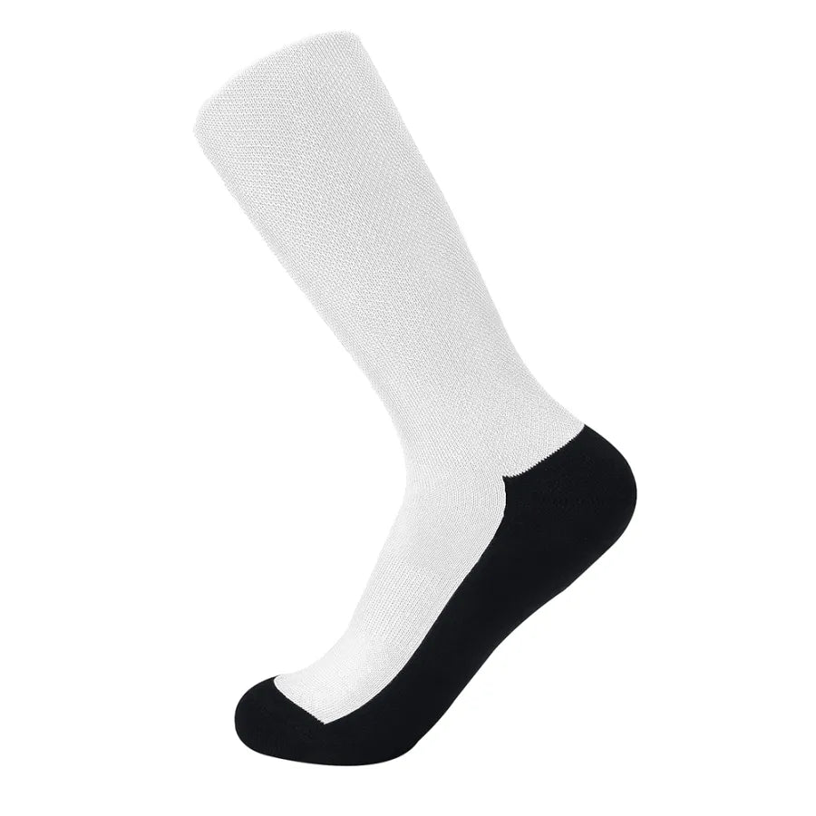 Poly Cotton Crew Socks