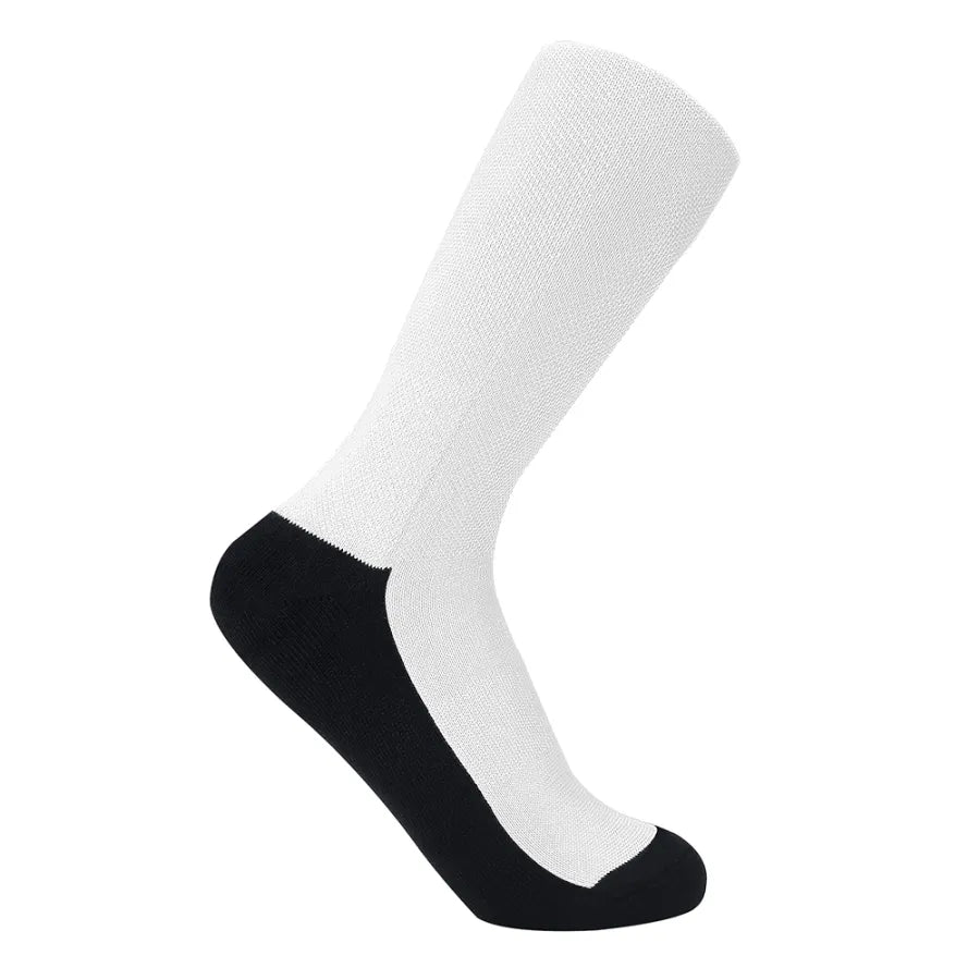 Poly Cotton Crew Socks