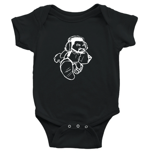Cartoon Man Baby Jumpsuit