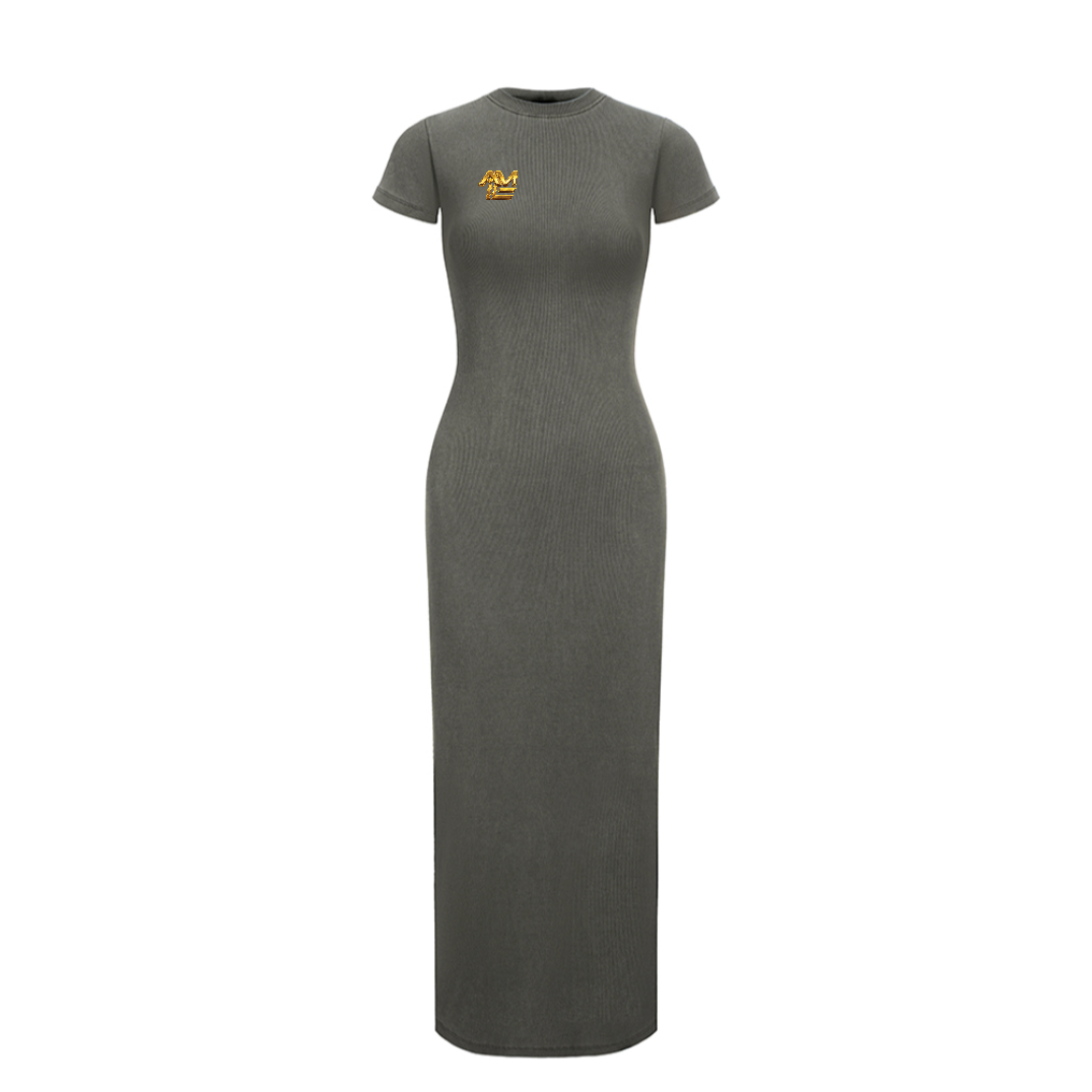 SASHA FIERCE SLIM FIT RIBBED MAXI DRESS | ALL MONEY IS LEGAL