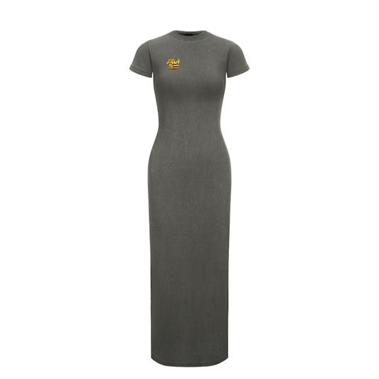 SASHA FIERCE SLIM FIT RIBBED MAXI DRESS | ALL MONEY IS LEGAL