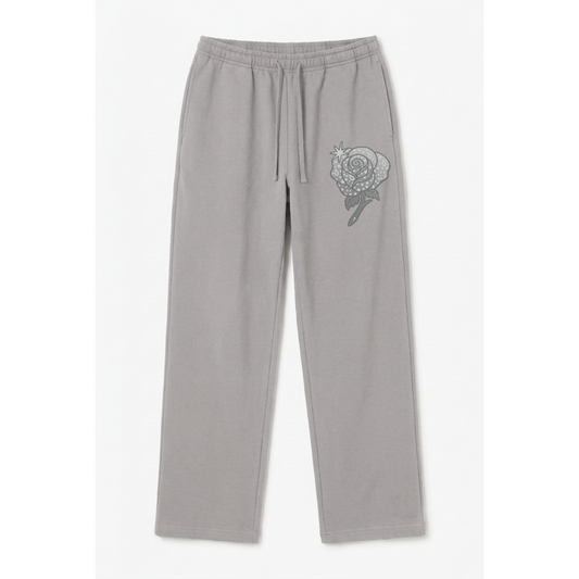 Grey straight Leg Sweatpants