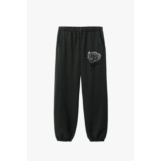 Black Cuff Sweatpants