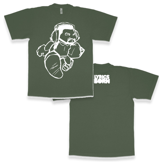 Cartoon Man LA Apparel Heavyweight T-shirt 1801GD - LA Apparel - Heavyweight T-shirt