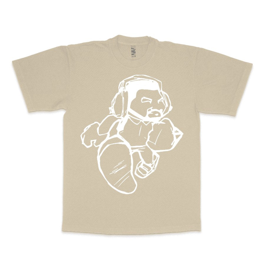 Cartoon Man LA Apparel Heavyweight T-shirt 1801GD - LA Apparel - Heavyweight T-shirt