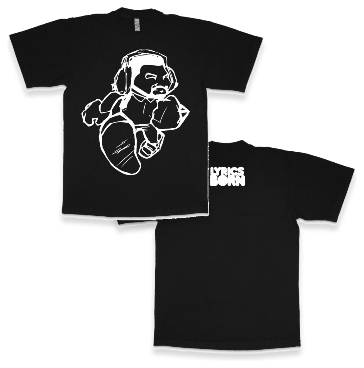 Cartoon Man LA Apparel Heavyweight T-shirt 1801GD - LA Apparel - Heavyweight T-shirt