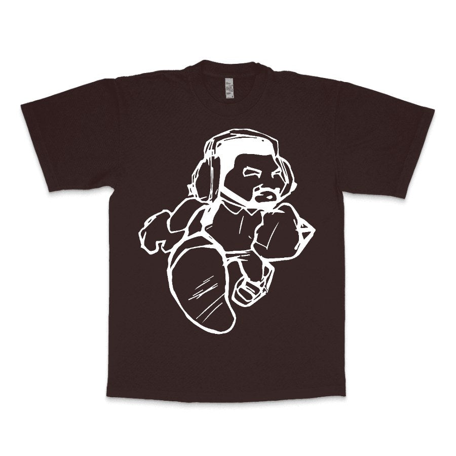 Cartoon Man LA Apparel Heavyweight T-shirt 1801GD - LA Apparel - Heavyweight T-shirt
