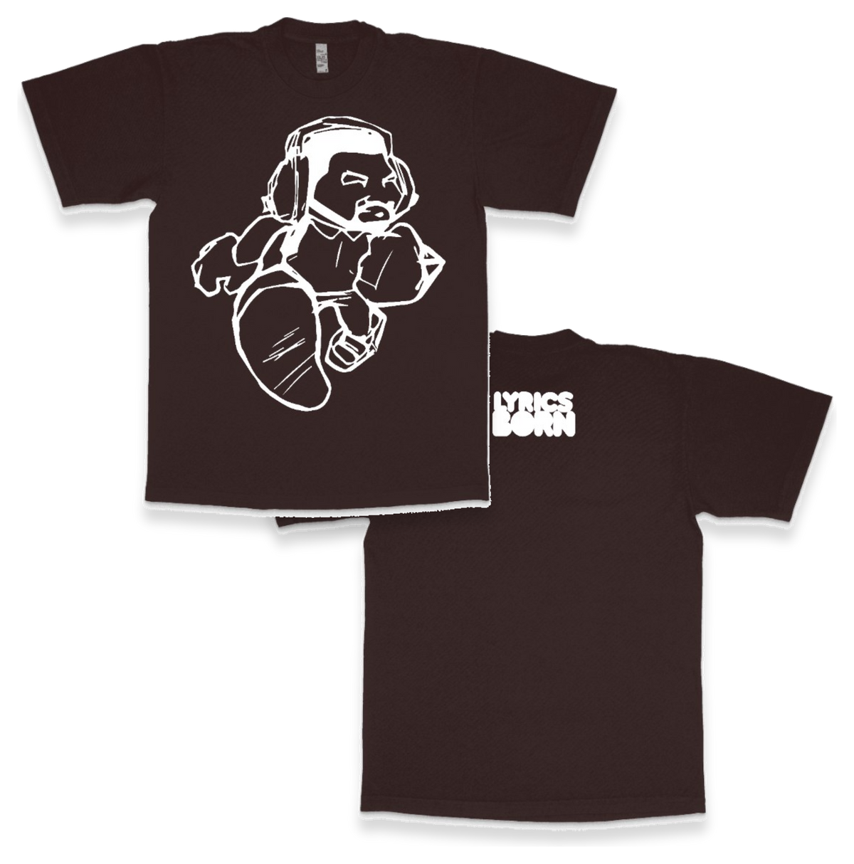 Cartoon Man LA Apparel Heavyweight T-shirt 1801GD - LA Apparel - Heavyweight T-shirt