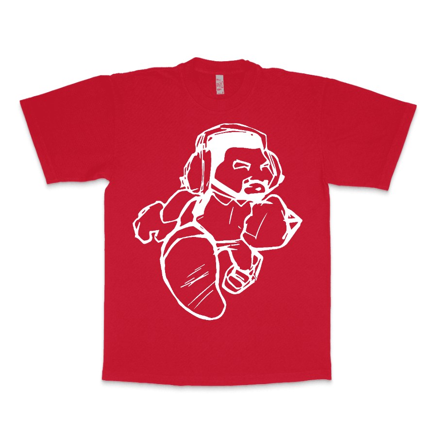 Cartoon Man LA Apparel Heavyweight T-shirt 1801GD - LA Apparel - Heavyweight T-shirt