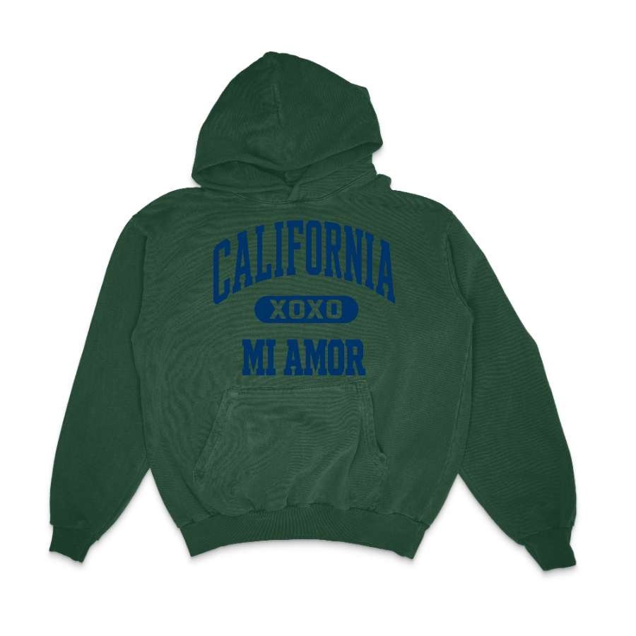 Cali Mi Amor HF09GD - LA Apparel - Heavyweight Garment Dyed Hoodie