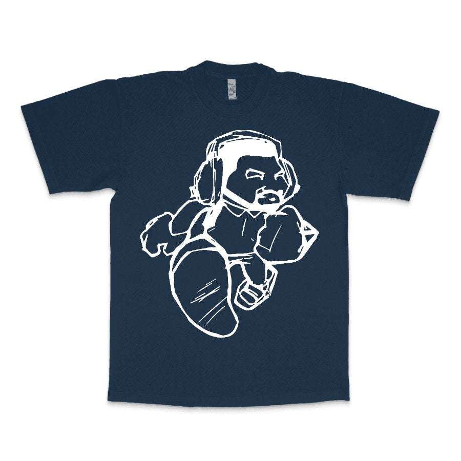 Cartoon Man LA Apparel Heavyweight T-shirt 1801GD - LA Apparel - Heavyweight T-shirt