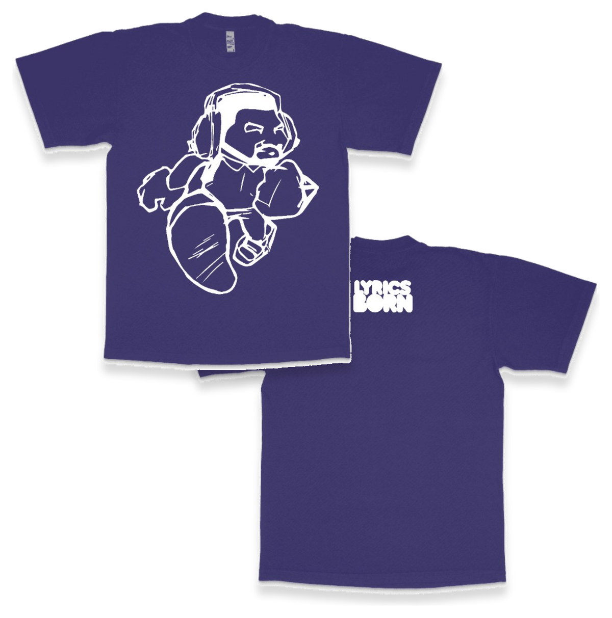 Cartoon Man LA Apparel Heavyweight T-shirt 1801GD - LA Apparel - Heavyweight T-shirt