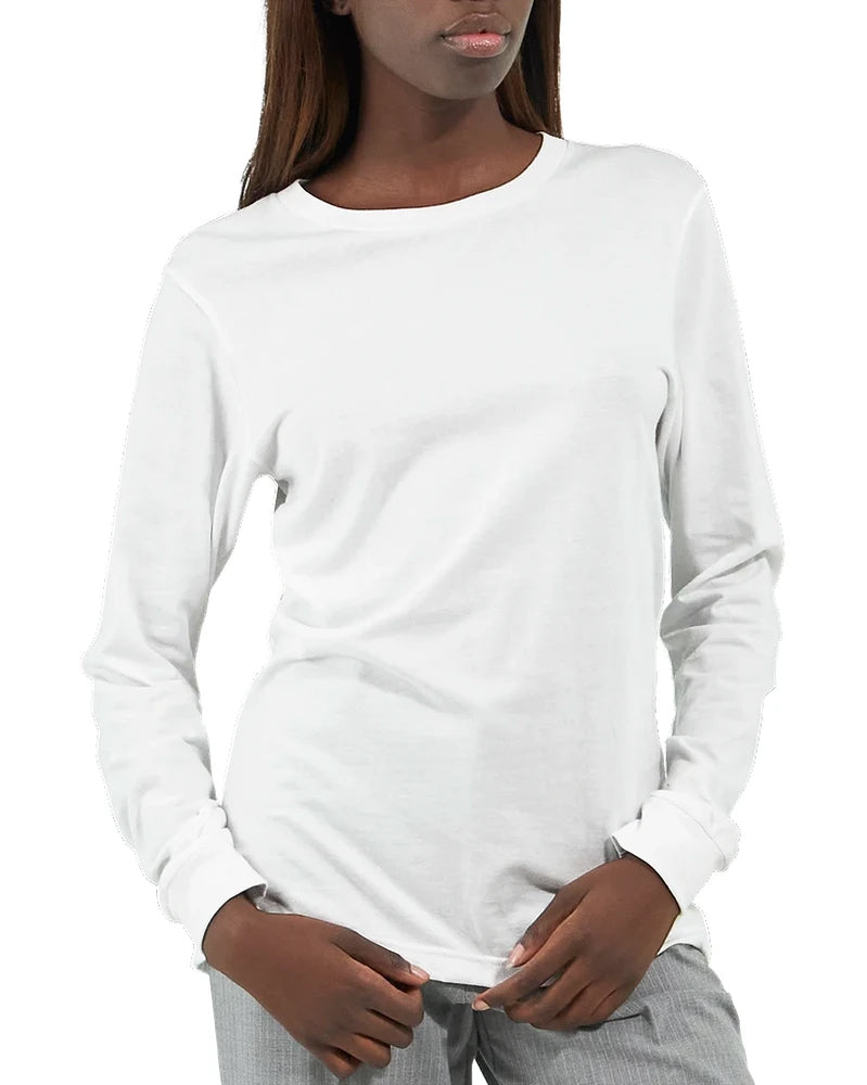 Bella + Canvas Women's Combed Cotton Baby Rib Long Sleeve T-Shirt 4.3oz