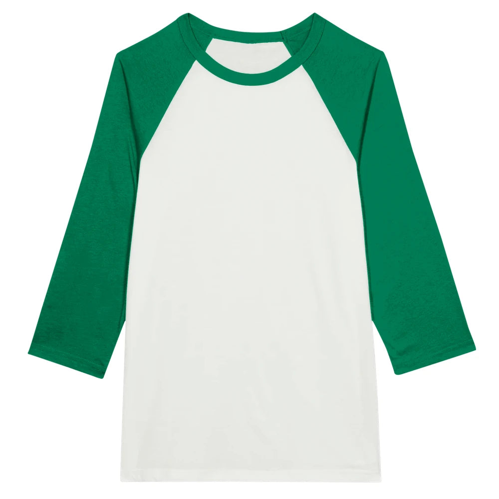 Unisex 3/4 sleeve Raglan T-shirt