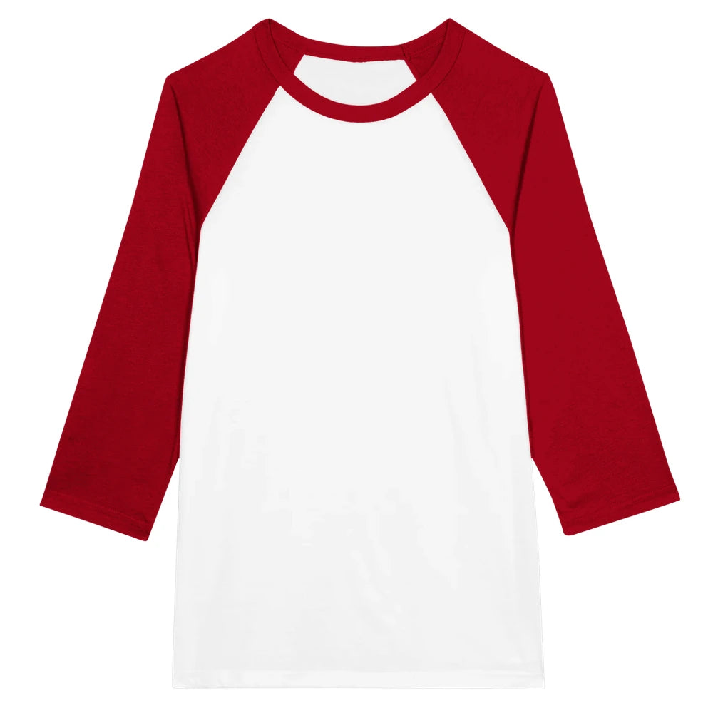 Unisex 3/4 sleeve Raglan T-shirt