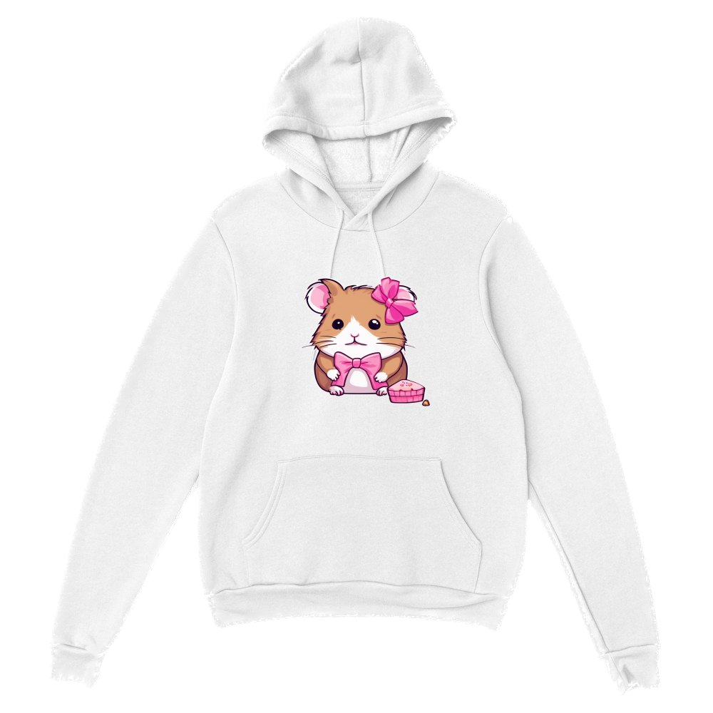 Sad Hamster Sweet Treat 🎀- Unisex Pullover Hoodie