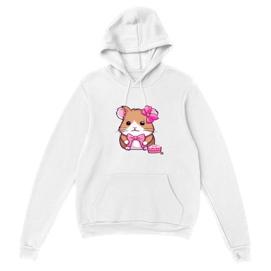 Sad Hamster Sweet Treat 🎀- Unisex Pullover Hoodie